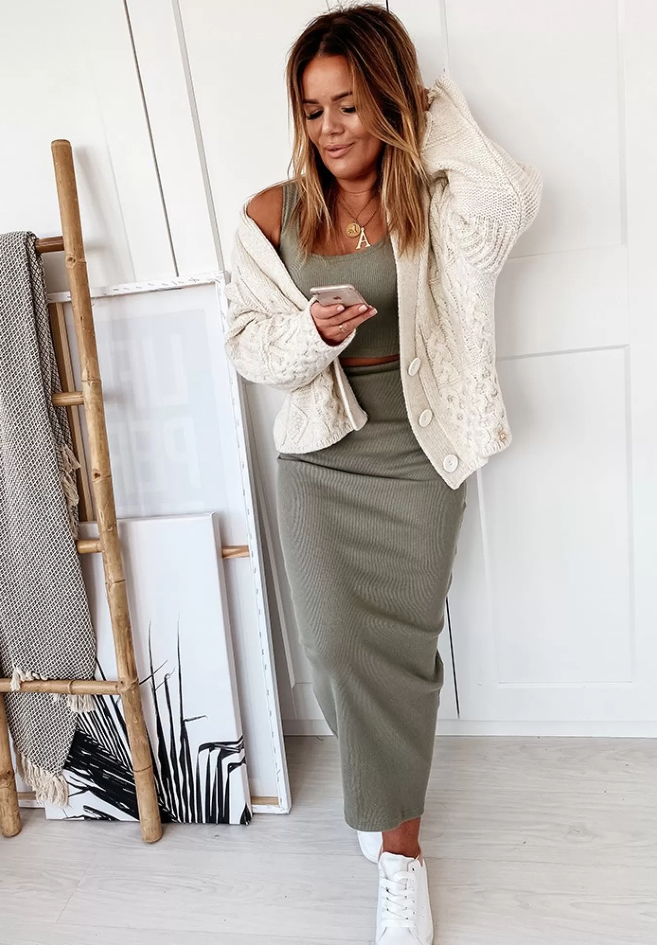 Shop Krotki Kardigan Oversize Cocomore More Ecru Kobieta Kardigany